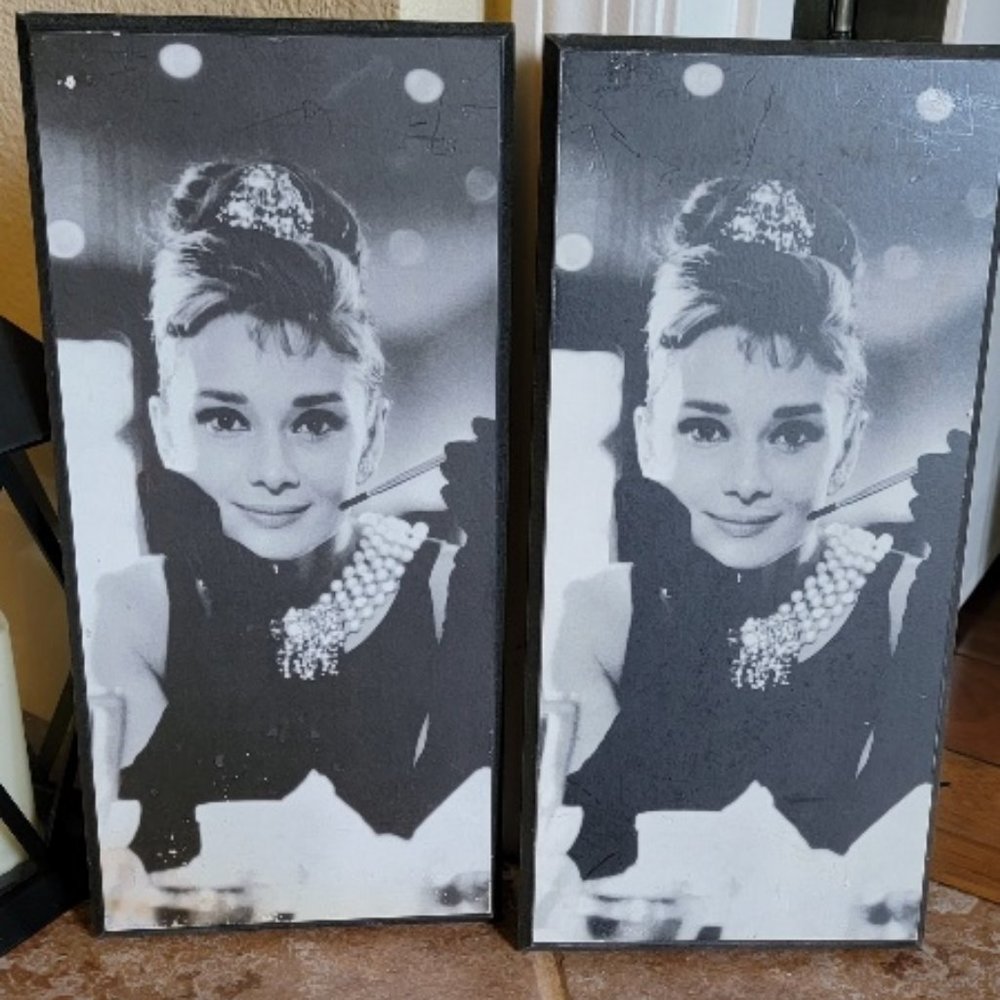 2 Audrey Hepburn Print Pictures
